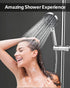 Magichome Shower Head and Hose 2M, Shower Head High Pressure with 5 Spray Modes, Turbocharged Design Power Shower Head for Low Water Pressure