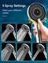 Magichome Shower Head and Hose 2M, High Pressure Shower Head with 5 Modes, Universal Handheld Shower Head for Low Water Pressure