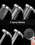 Magichome Shower Head, High Pressure Shower Head with 5 Spray Modes(Only Shower Head), Turbocharged Design Powerful Shower Head for Low Water Pressure