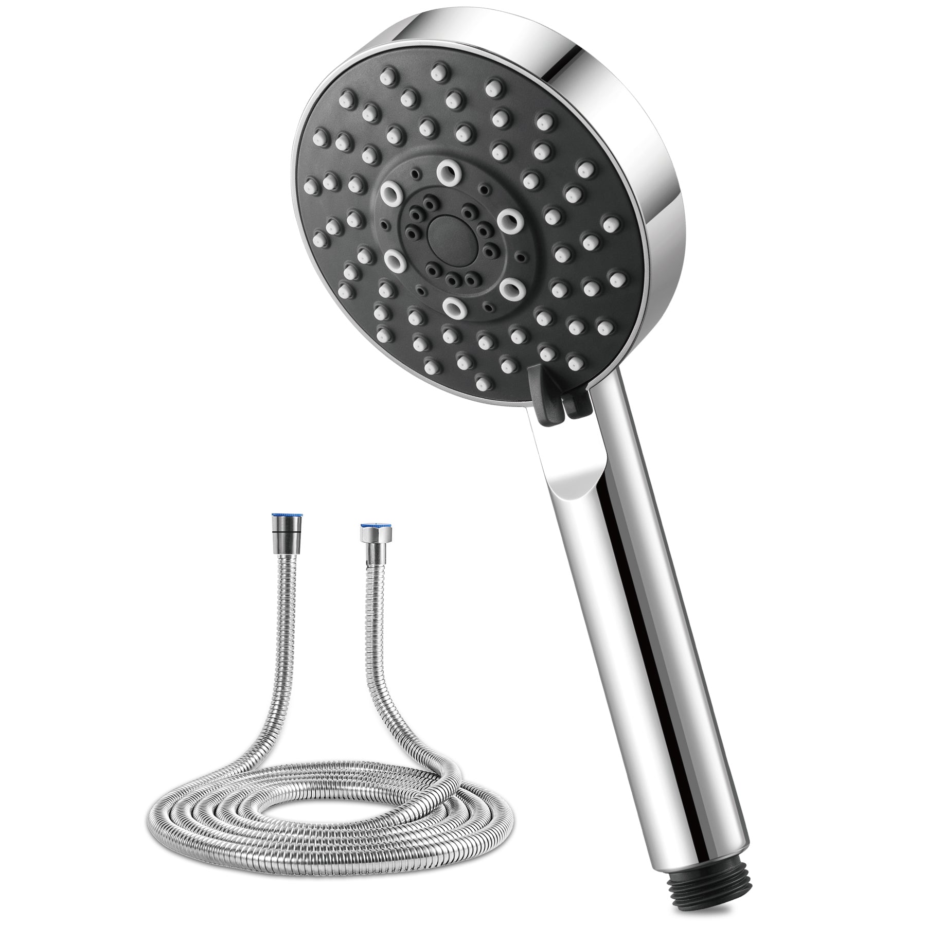 Magichome Shower Head and Hose 2M, Shower Head High Pressure with 5 Spray Modes, Turbocharged Design Power Shower Head for Low Water Pressure